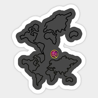 world of world Sticker